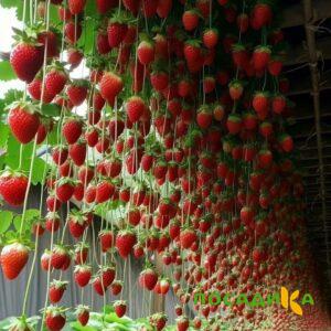 Клубника ампельная Анастасия купить по цене от 370р. в интернет-магазине «Посадика» с доставкой почтой в в Уржуме и по всей России – [изображение №1].